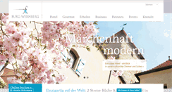 Desktop Screenshot of burg-wernberg.de